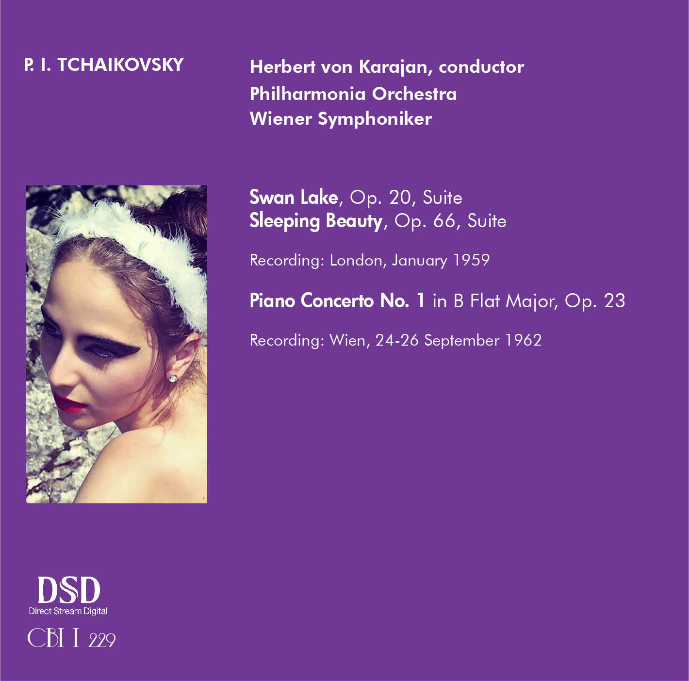 Tchaikovsky Ballet Suites &amp; Piano Concerto - Herbert von Karajan Philharmonia Orchestra - Wiener Symphoniker
