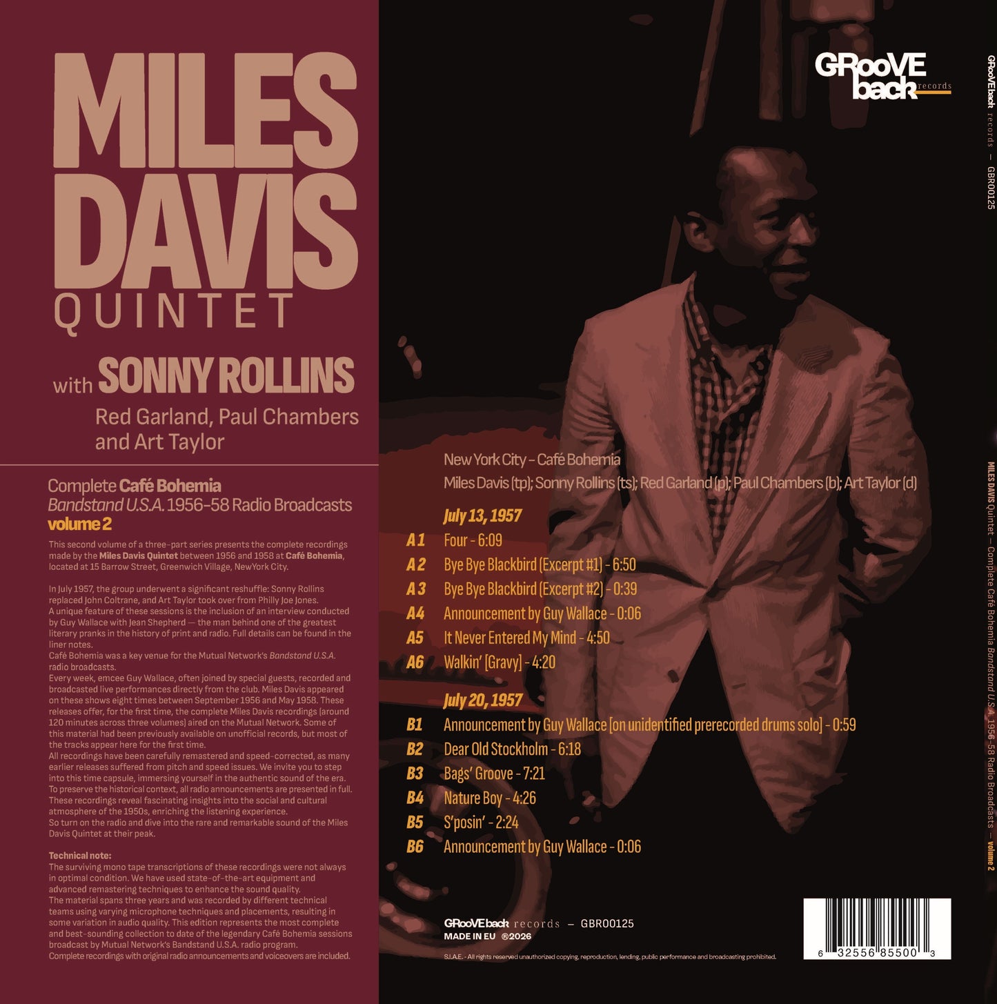 Miles Davis Quintet • Complete Café Bohemia Bandstand U.S.A. 1956-58 Radio Broadcasts • Volume 2